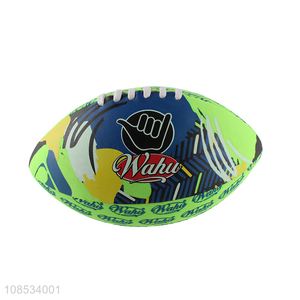 Factory supply 30cm neoprene rugby ball outdoor ball game