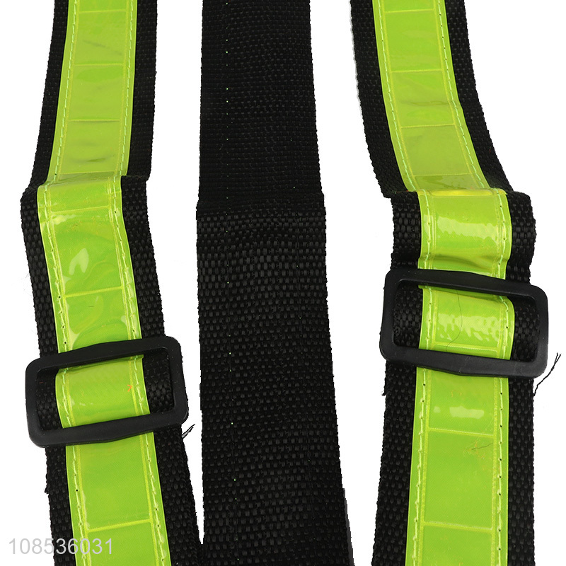 Wholesale adjustable reflective safety vest with high visibility strips