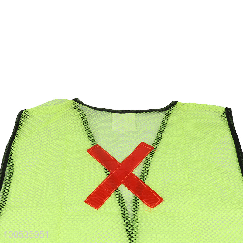 High quality mesh reflective safety vest for construction road safety