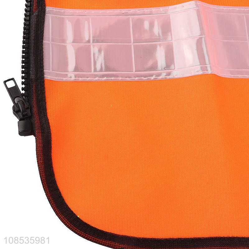 Wholesale high visibility construction security reflective safety vest