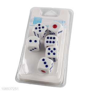 Most popular 6pieces gambling games dice set for party