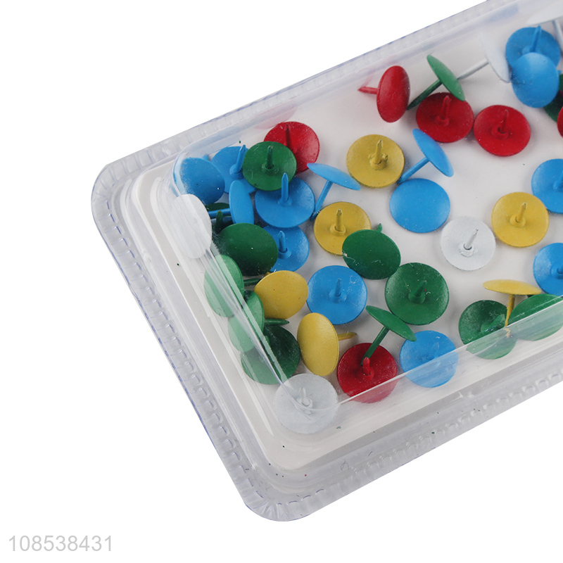 Wholesalea iron thumbtacks flat pushpins for bulletin board