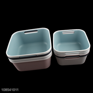 Hot selling multicolor plastic storage box wholesale