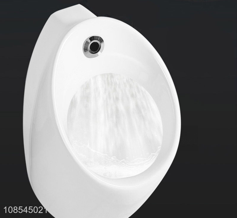 Wholesale wall mounted manual flush urinal for home public lavatory