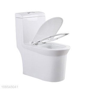 Wholesale large diameter anti ordour one-piece ceramic flush toilet