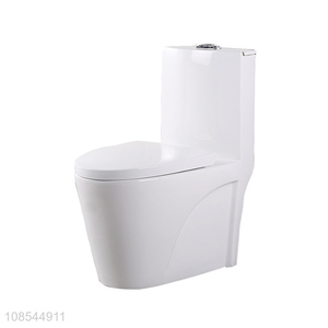 Wholesale home hotel one-piece silent swirl flushing ceramic toilet