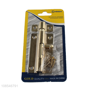 Factory wholesale golden metal door hardware accessories door bolt