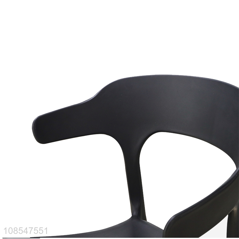 Low price modern stackable plastic chair for household