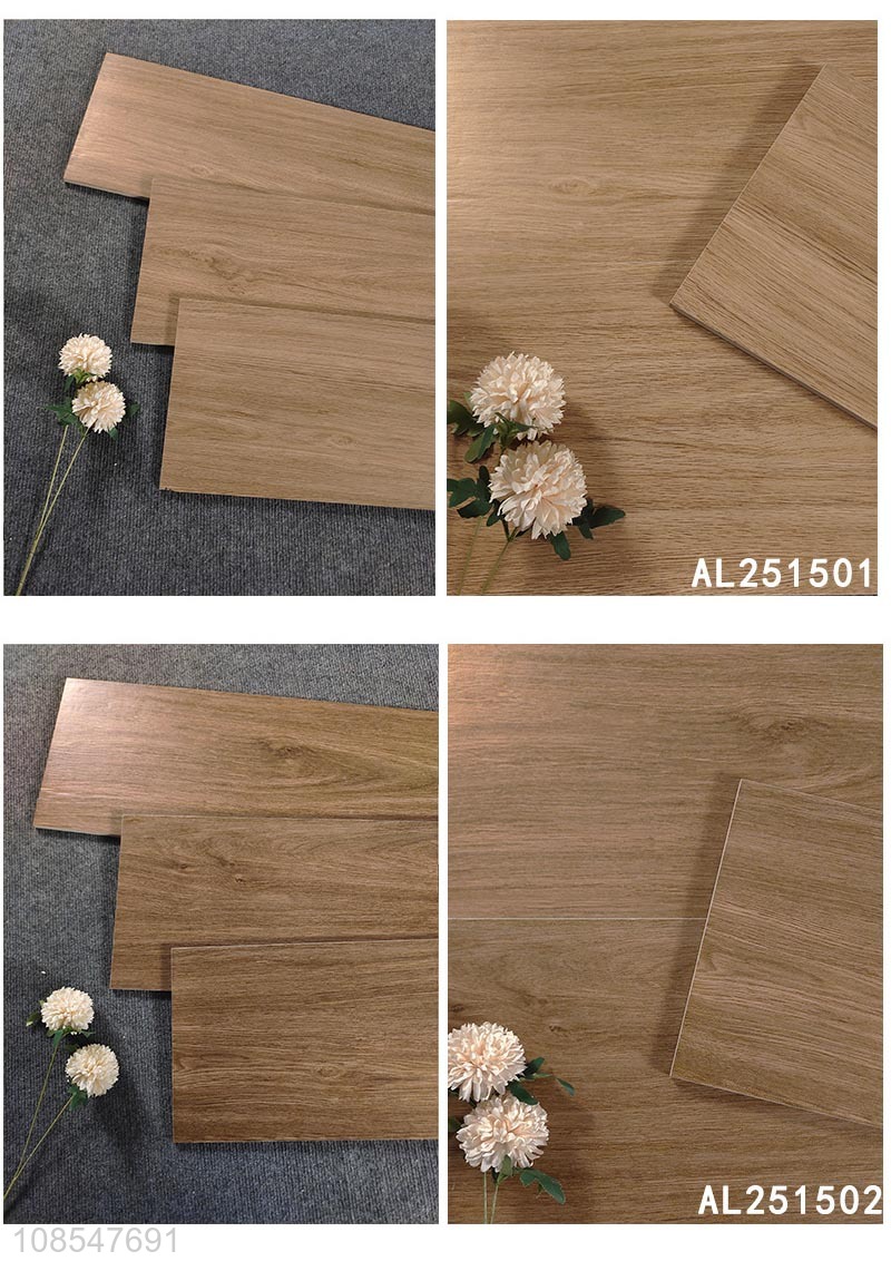 Factory price non-slip floor tile wood grain brick