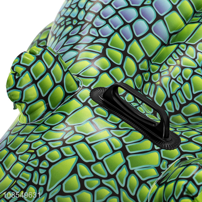 China imports inflatable crocodile pool floats beach floaties