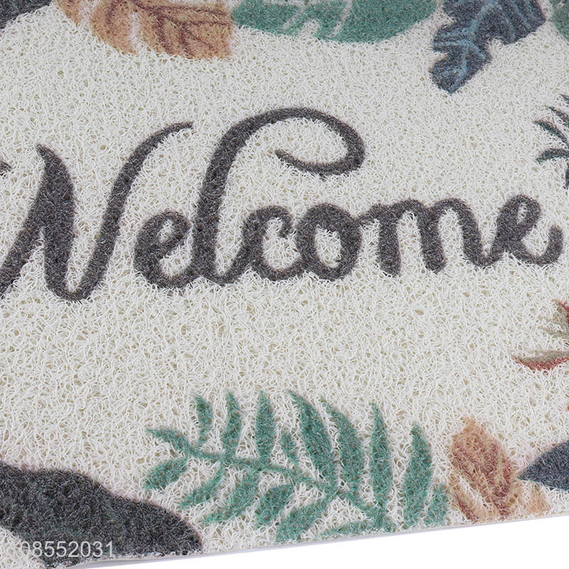 Hot sale anti-slip welcome mat pvc floor mat for indoor outdoor