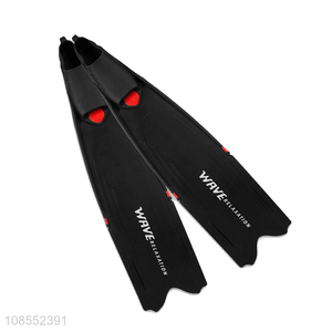 Factory supply long flipper snorkeling fins for kids adult men women