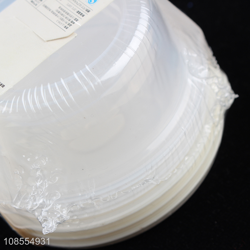 Hot items 3pieces round plastic crisper preservation box