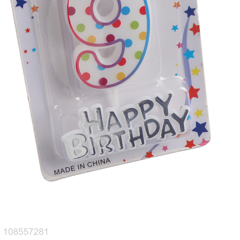 Factory price party supplies digital birthday candle