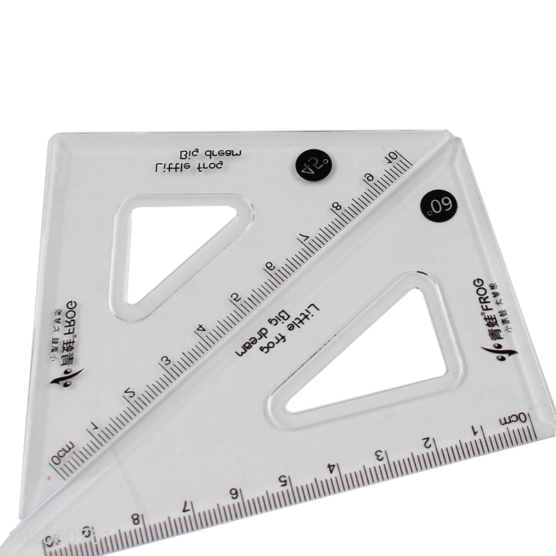 China imports 4-piece set stright ruler set for student drawing