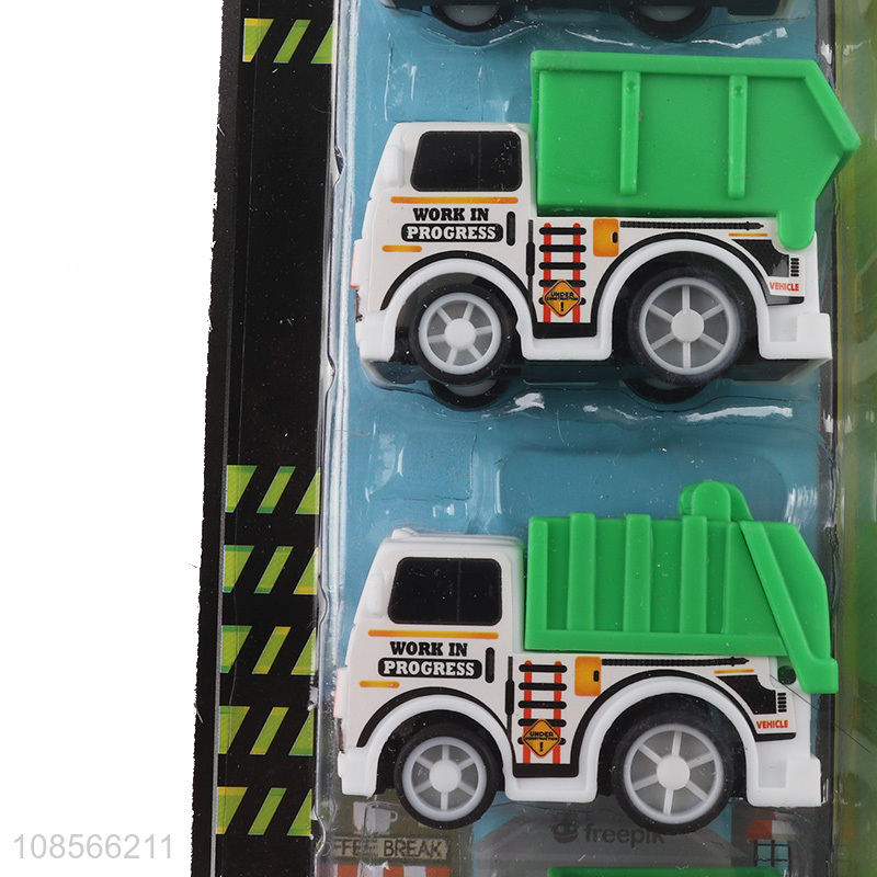 China imports pull-back city sanitation truck toy