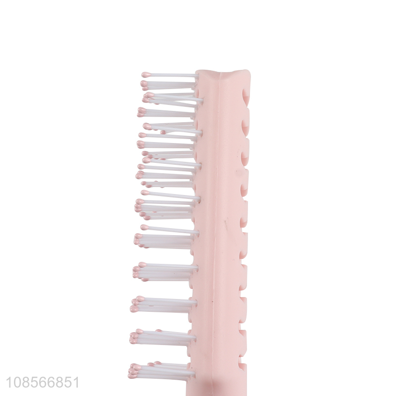 Low price anti-static plastic massage hair comb for girls