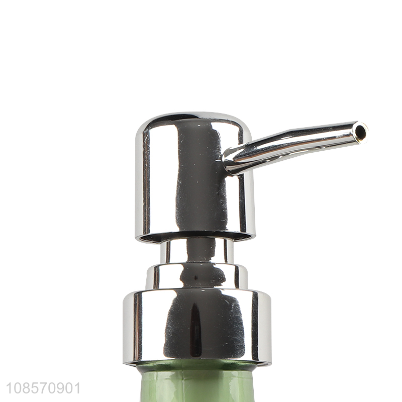 Top selling glass liquid soap dispensers for bathroom accessories