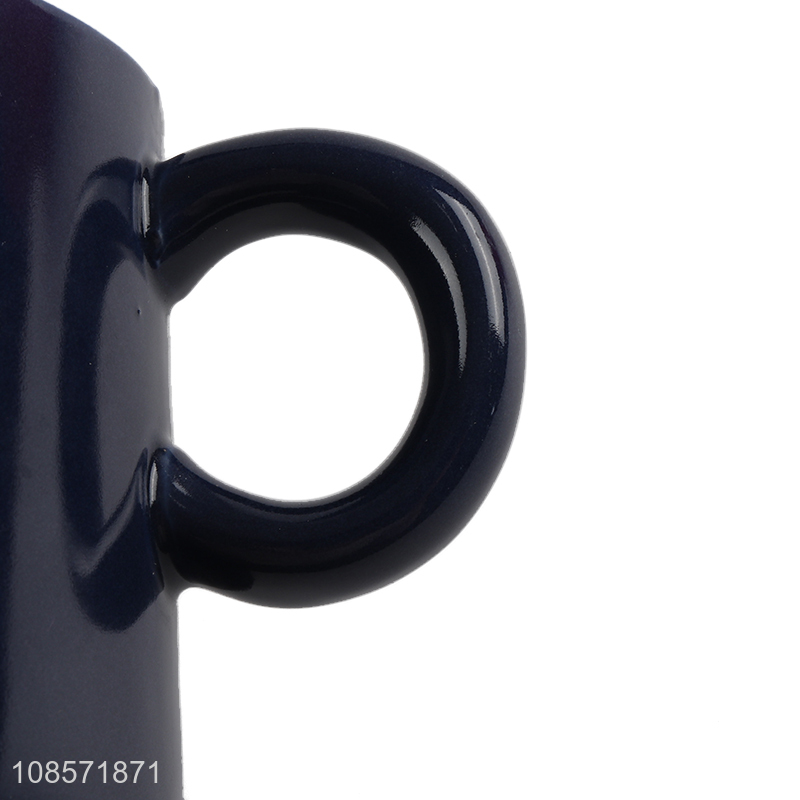 Good quality matte ceramic mug ceramic milk cup with handle