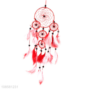 Online wholesale indoor home decoration dream catcher crafts