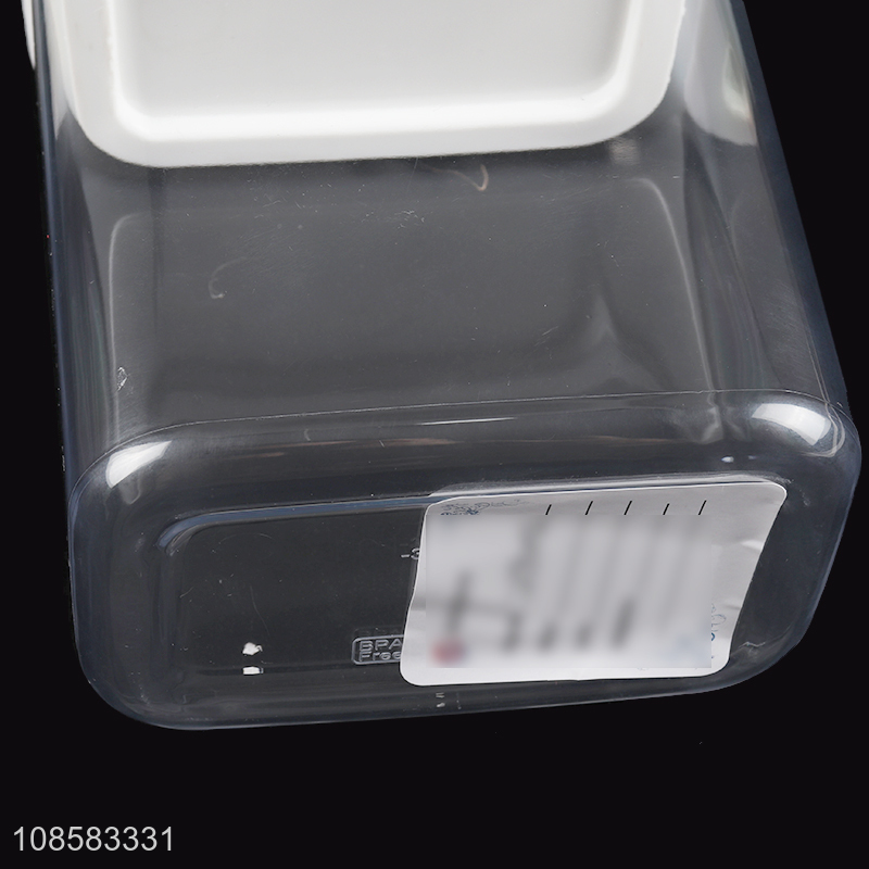 Hot sale transparent BPA free plastic kitchen food storage jar