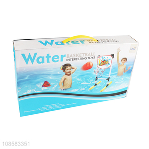 Wholesale outdoor summer pool toy water basketball toy for kids