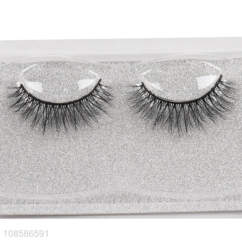 China wholesale 1 pair 3D false eyelashes lightweight fake lashes