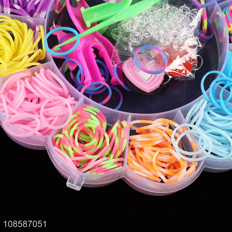 Hot selling rubber bands Diy bracelet kit for kids girls