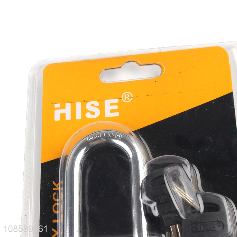 Factory supply custom heavy duty long-beam padlock with keys