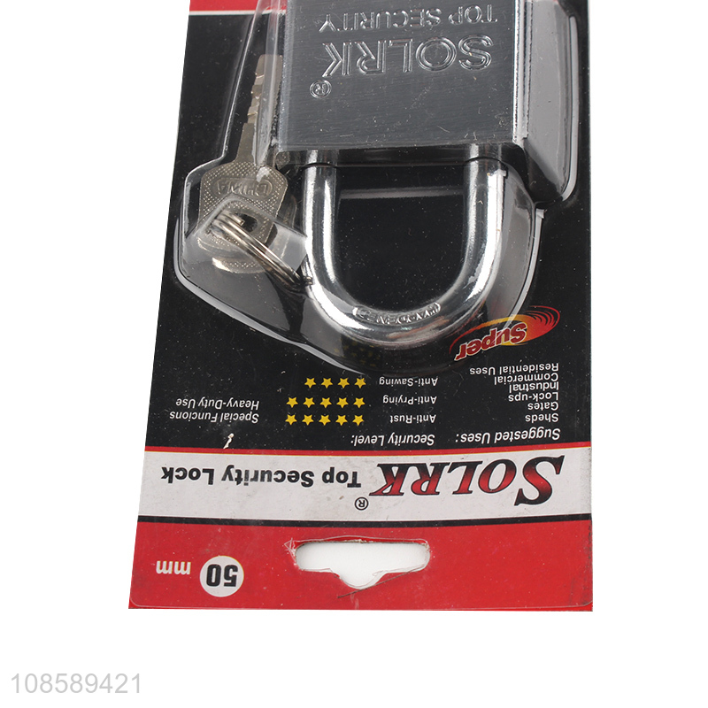 Good quality multi-purpose safety theftproof iron padlock