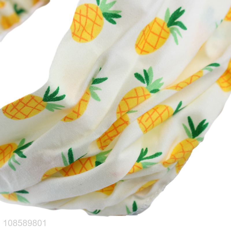 China factory fruit pattern girls headband for hair accessories