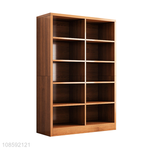 Factory supply floor standing display bookcase storage cabinet