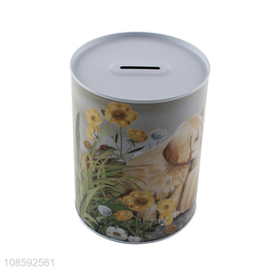 Hot selling tin money box metal piggy bank coin bank