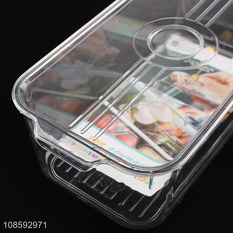 Top selling large capacity refrigerator storage box with lid