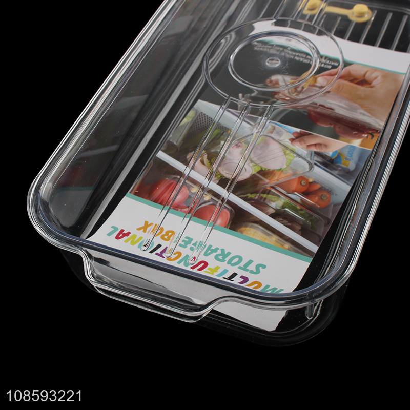 Best selling multifunctional fridge storage box food storage box with lid