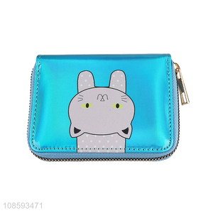 Low price cartoon printed portable mini women coin purse