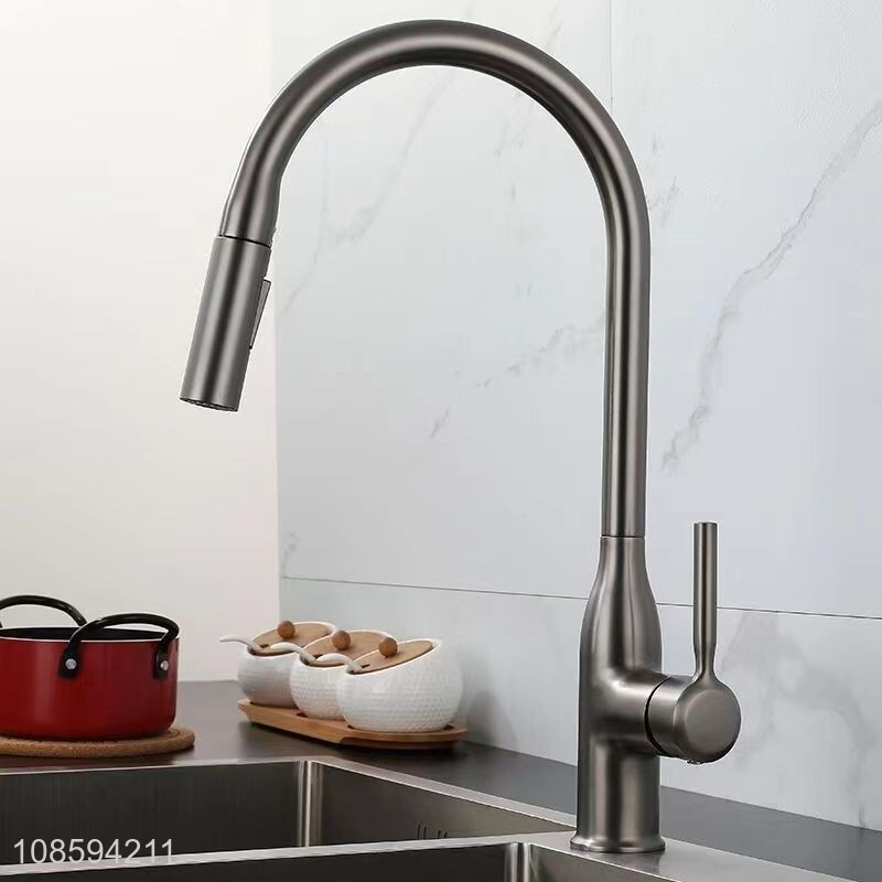 Good quality hot and cold water faucet pull down kitchen faucet