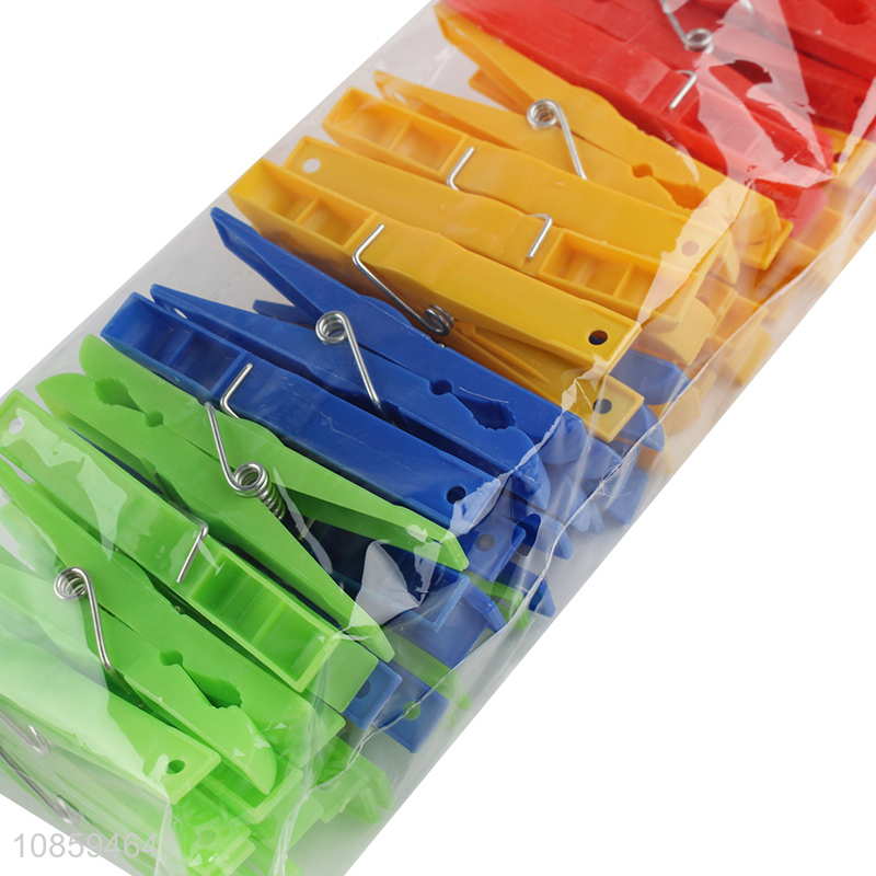 China products 40pieces plastic clothes pegs clips for sale