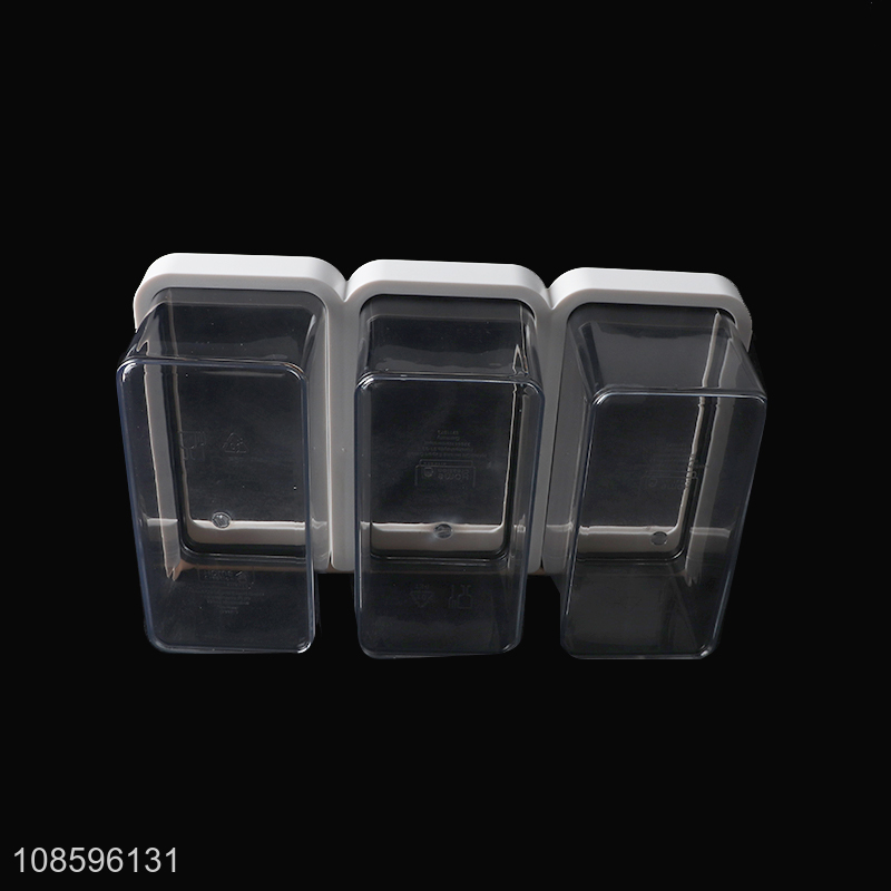 New product airtight plastic kitchen food storage box under cabinet