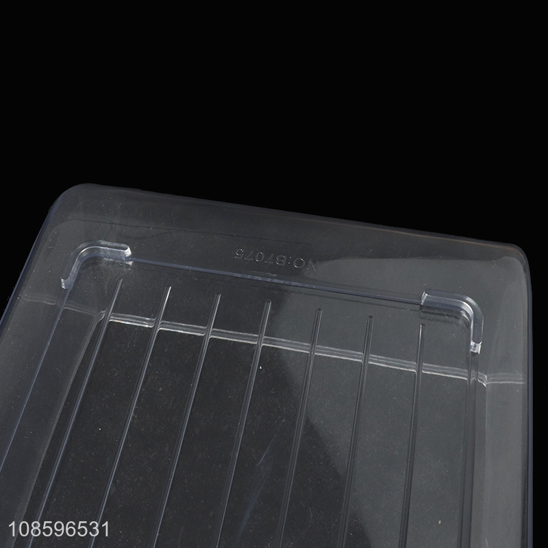 Good quality stackable plastic refrigerator canned drinks storage box