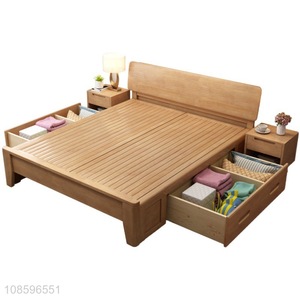 China factory double-deck bed large space storage bed for sale