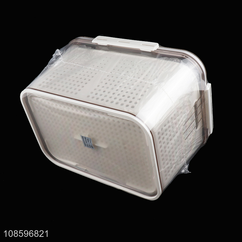 Best selling kitchen vegetable storage baskets fridge storage box