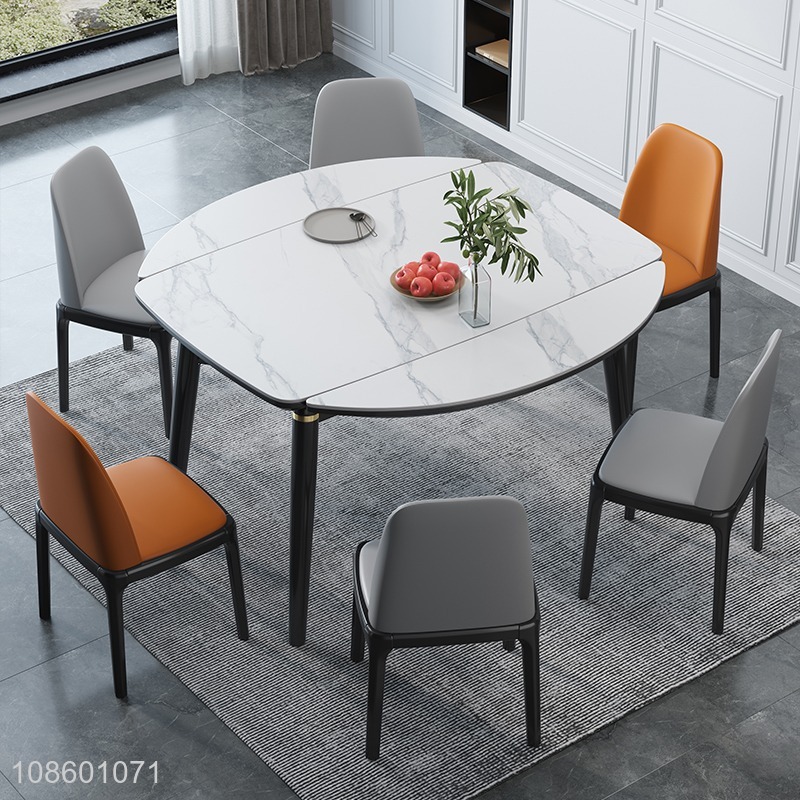 China products retractable solid wood dining table for home furniture