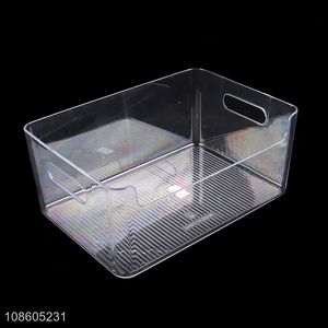 Factory supply medium plastic makeup storage box cosmetics organizer