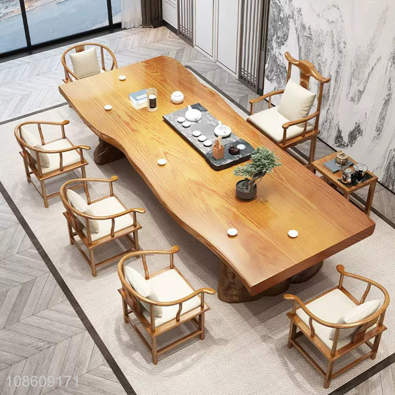 Online wholesale new Chinese solid wood coffee tea table for living room