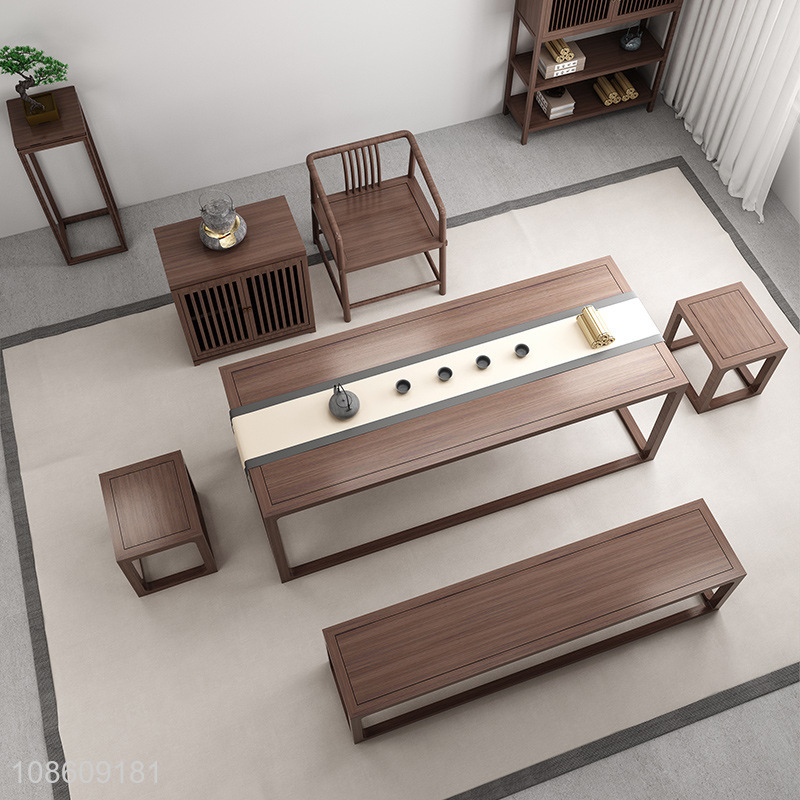 High quality new Chinese solid wood coffee table balcony tea table