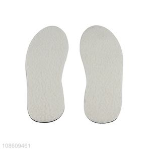 Good quality faux sherpa shoe inserts winter warm shoe insoles