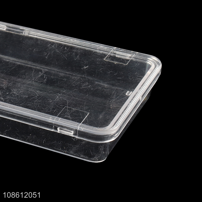 Wholesale clear plastic storage organizer bin for tool parts nail tools