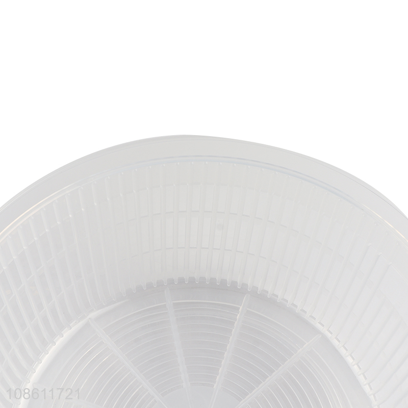 Wholesale large salad spinner with storage lid, drain, bowl, and colander