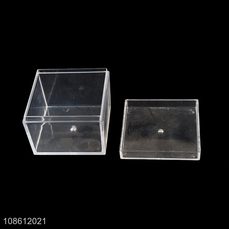 New product small plastic storage bins cookies cakes storage box